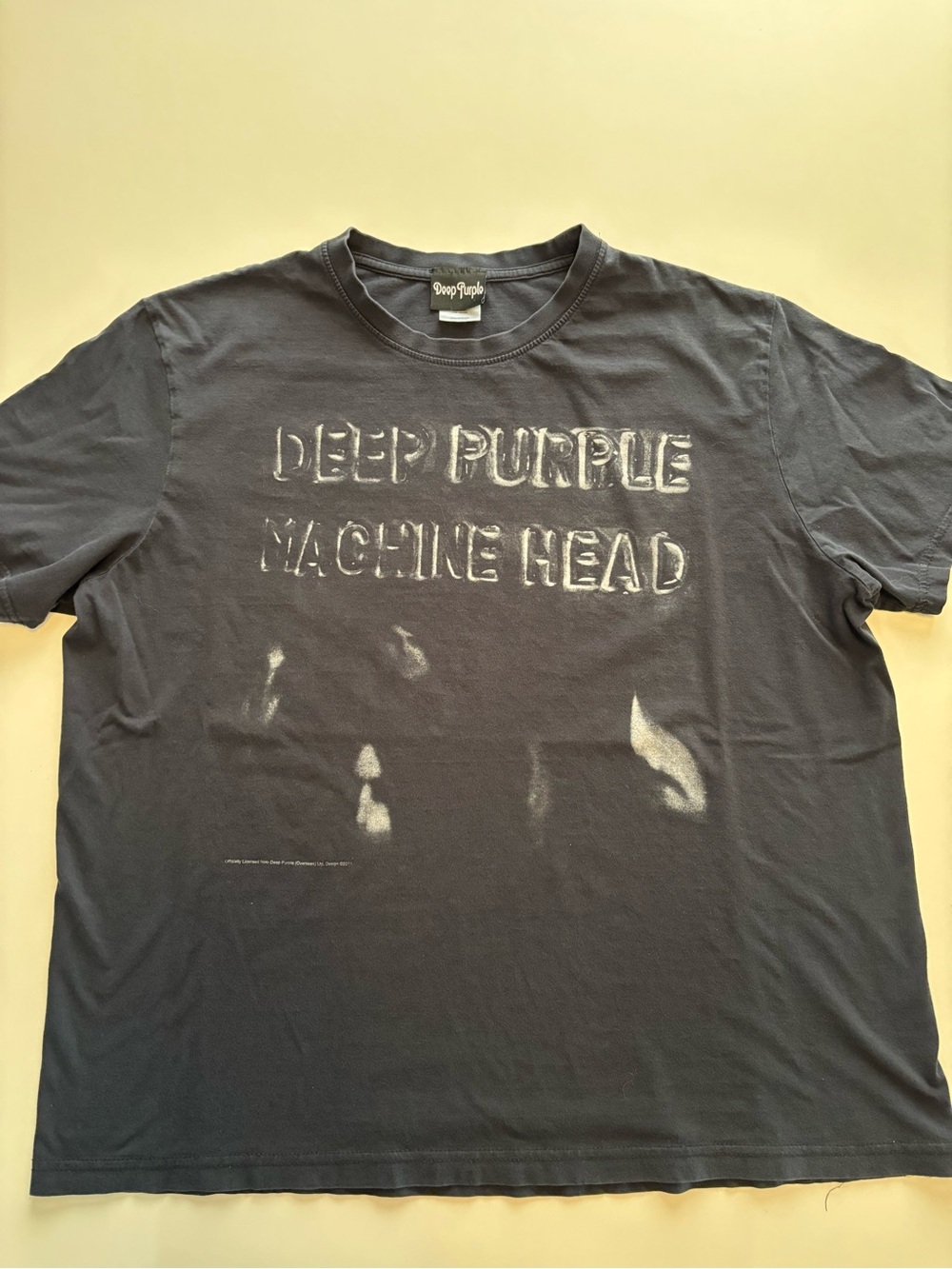 Deep purple machine head 2011 rock band tour faded shirt vintage style